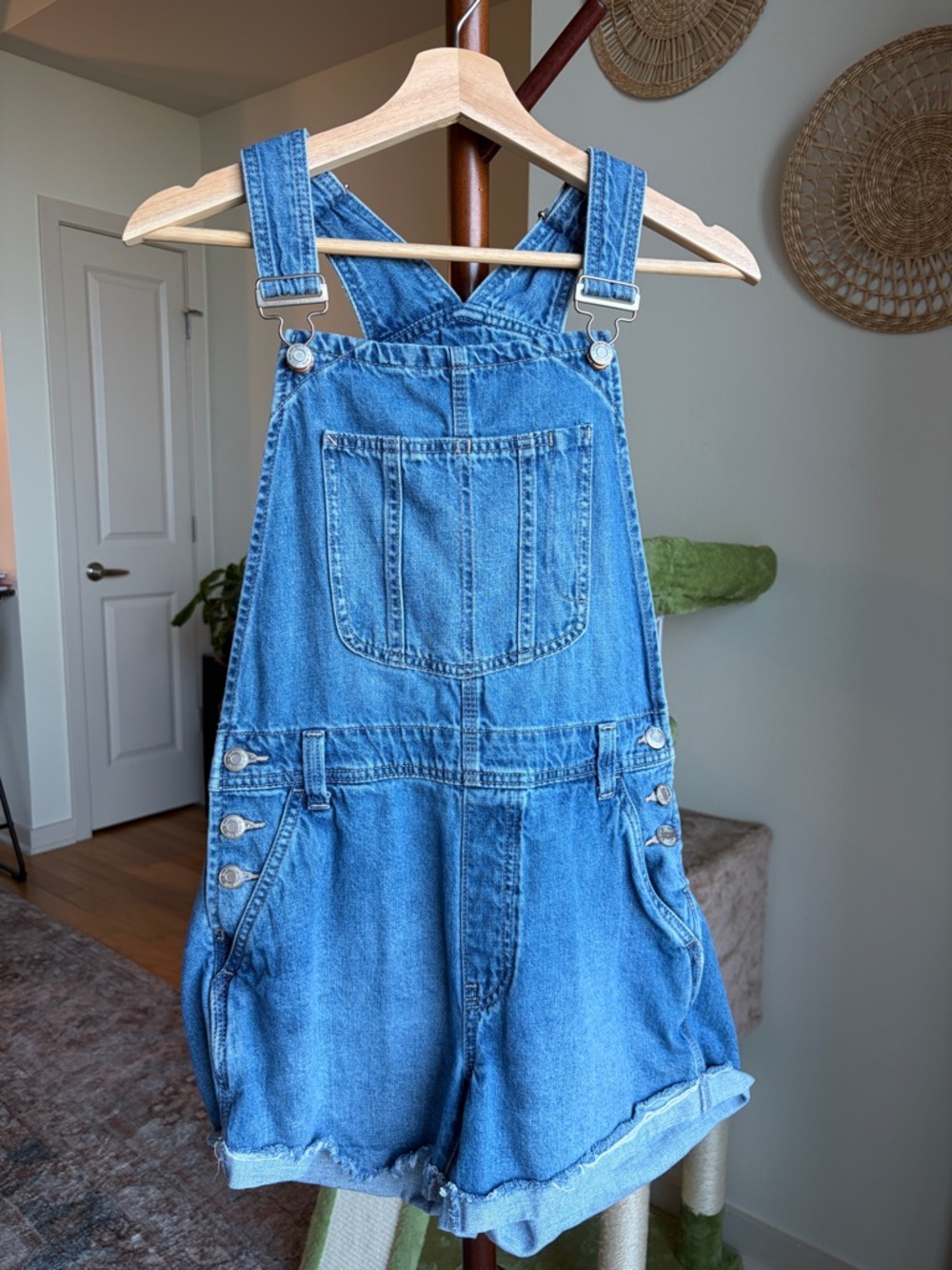 GAP DENIM SHORTALLS - Picture 1 of 5